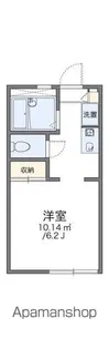 レオパレスデ・ルシア【1階】の間取り