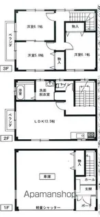 メゾンド・レサンス【A(南側)号室】の間取り