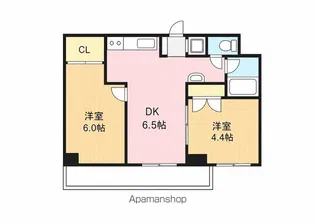 エル・パーシモン【2階】の間取り