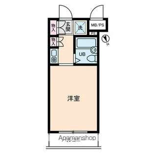 セザール中野坂上【1階】の間取り