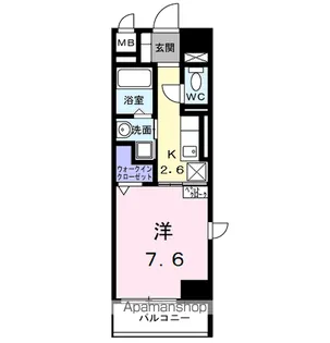 ホワイトメゾン新栄【3階】の間取り