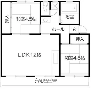 ゆたかコーポラス【27号室】の間取り
