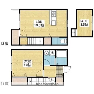 ヴィラ・アレストⅡ【2階】の間取り