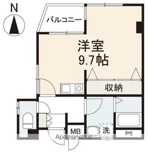 エミナール上福岡【301号室】の間取り