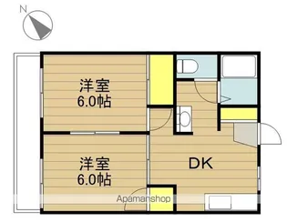 クリード戸田公園【102号室】の間取り