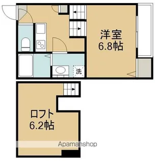 ハーモニーテラス卸町STA【1階】の間取り
