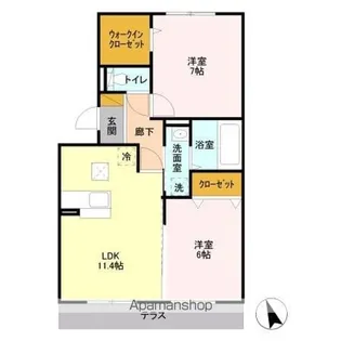 サンプットコート【1階】の間取り