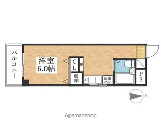 ホームレジデンスA【3F号室】の間取り