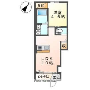 GLORIOUS【1階】の間取り