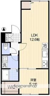 エクセラン中板橋【4階】の間取り