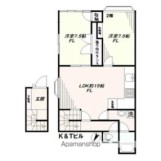 K&Tビル【2階】の間取り