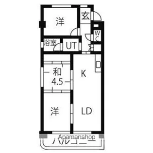 3LDKの間取り画像