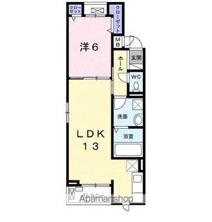 クレール・ド・ルナ【2階】の間取り