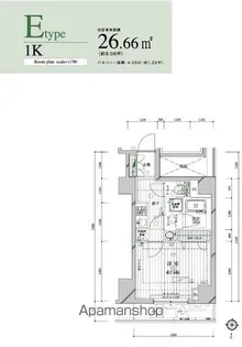 ランドステージ日暮里【3階】の間取り