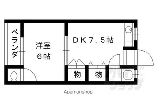 藤村マンション【1号室】の間取り