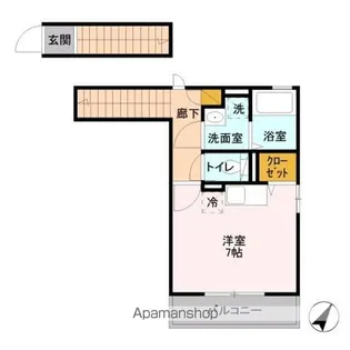 アネックス成城【2階】の間取り