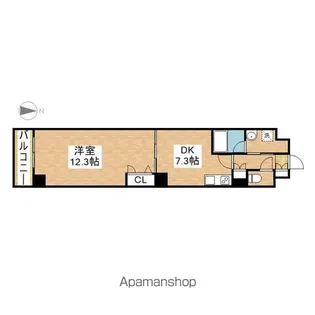 BSレジデンス栄【9階】の間取り