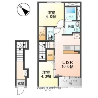 オールド フォレスト【2階】の間取り