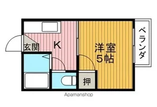 田中ハイツ【2階】の間取り