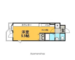 ラヴィータ410【6階】の間取り