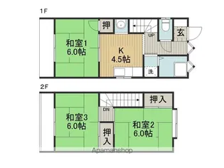 北沢コーポ【B号室】の間取り