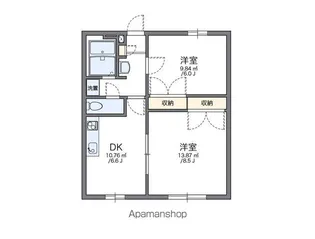 レオパレスFUJI【1階】の間取り