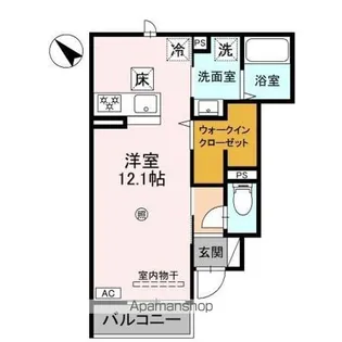 ESPRIT V(エスプリサンク)【1階】の間取り