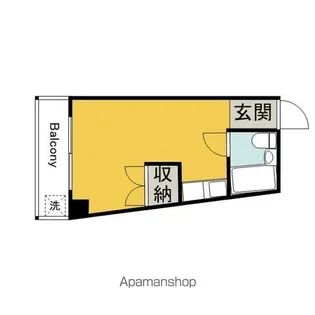 グリーンハイツ河原町【7階】の間取り