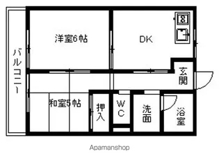 アメニティハイム21【203号室】の間取り