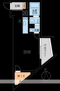 東京都港区芝公園1丁目【マンション】の間取り