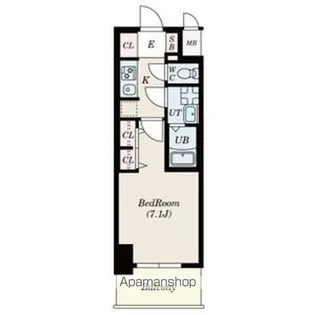 S-RESIDENCE星ヶ丘【7階】の間取り