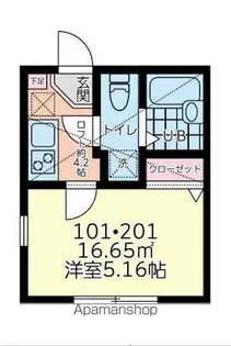 プラナス金沢八景【2階】の間取り