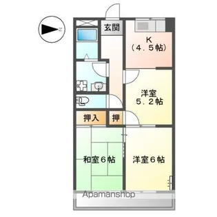 スマイルハイツ【203号室】の間取り