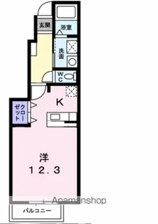 エレガンシアB【1階】の間取り