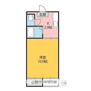ミタホーム韮塚【103号室】の間取り