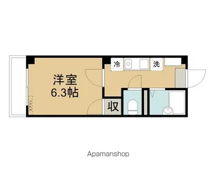 大成マンション【101号室】の間取り