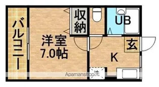 ファーストA【2階】の間取り
