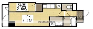月光 千日前【4階】の間取り