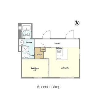 東京都豊島区南池袋1丁目【マンション】の間取り