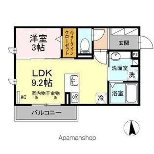 EAGLE COURT(イーグルコート)【3階】の間取り