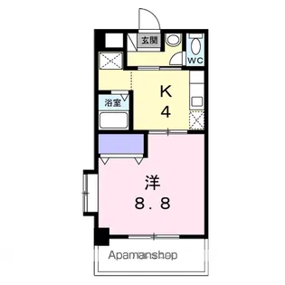 メルヴェーユ45【5階】の間取り