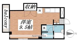 リオン【3階】の間取り