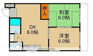 新光永住【2階】の間取り