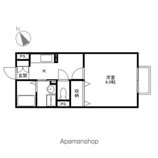 ボナール大澤【2階】の間取り