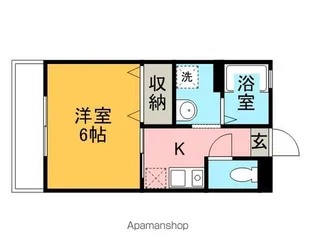 フライハイツラオム【1階】の間取り
