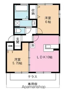 K’SI−Ⅰ【101号室】の間取り