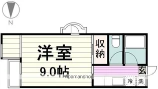 ラズベリー中山【201号室】の間取り
