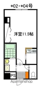 グランラヴィーヌ【504号室】の間取り