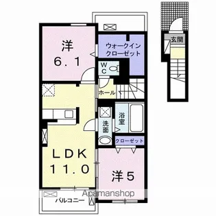 モン・ソレイユ【2階】の間取り