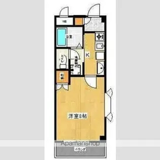 ブランシュール【1階】の間取り